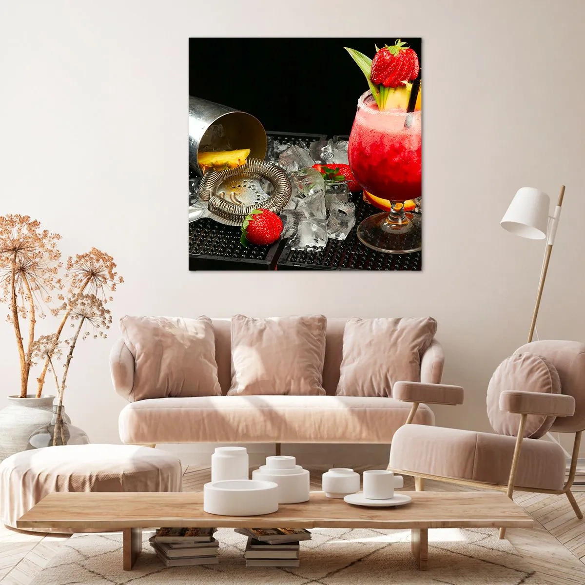 Bild auf Leinwand - Leinwandbild - Zaubern Sie einen Geschmack - 30x30 cm