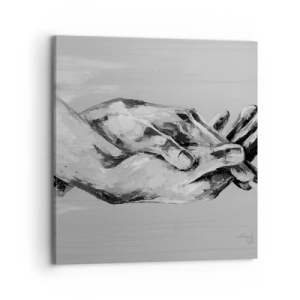 Bild auf Leinwand - Leinwandbild - Anfang… - 70x70 cm