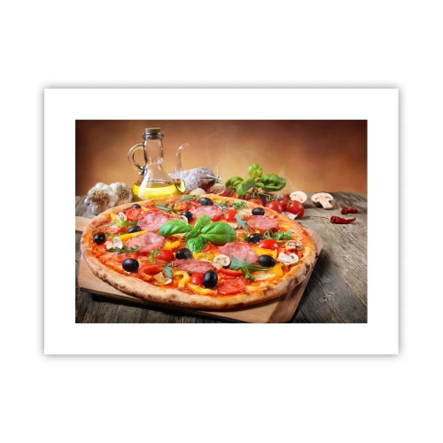 Poster - Mit echtem italienischem Flair - 40x30 cm