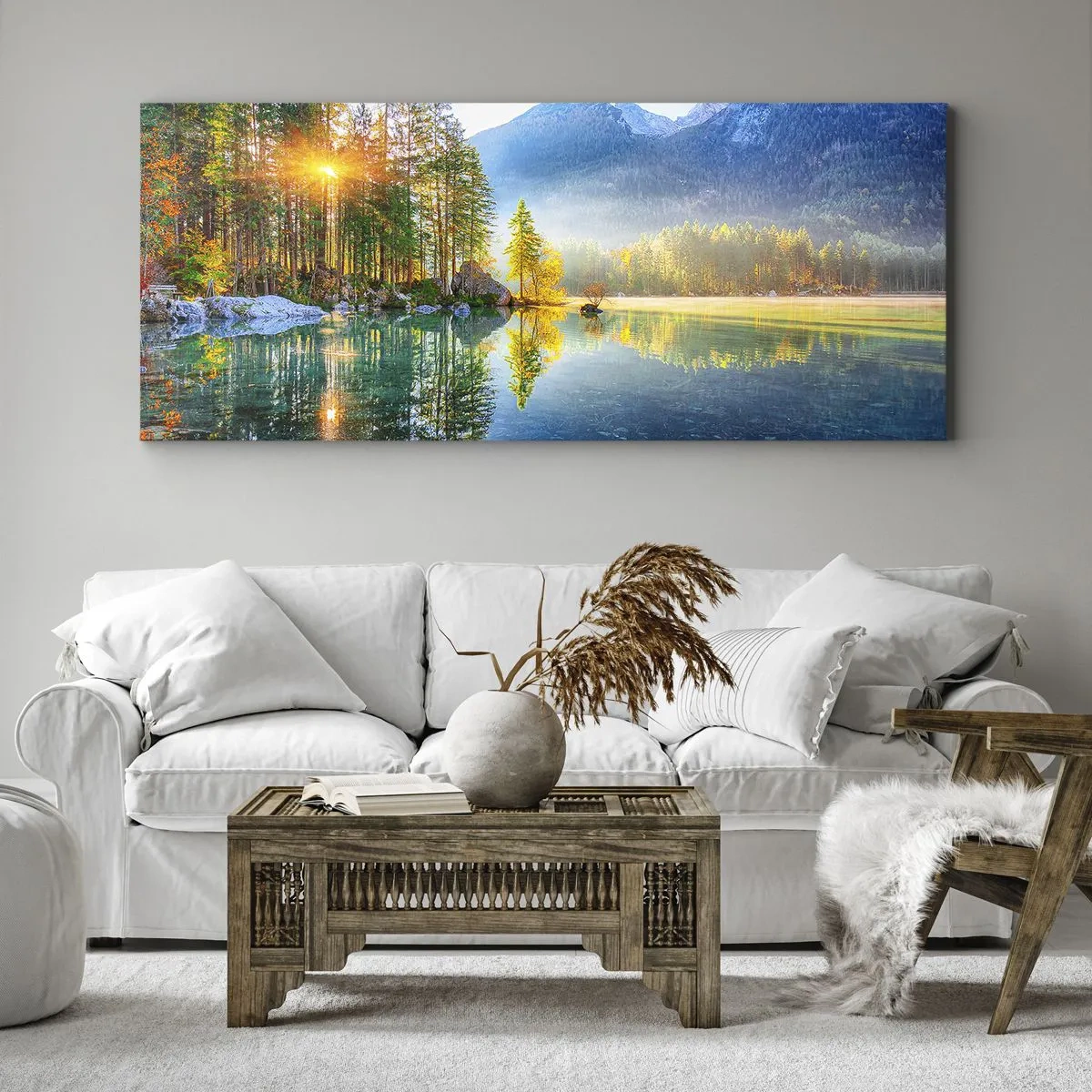Bild auf Leinwand - Leinwandbild - Majestät und Süße - 100x40 cm
