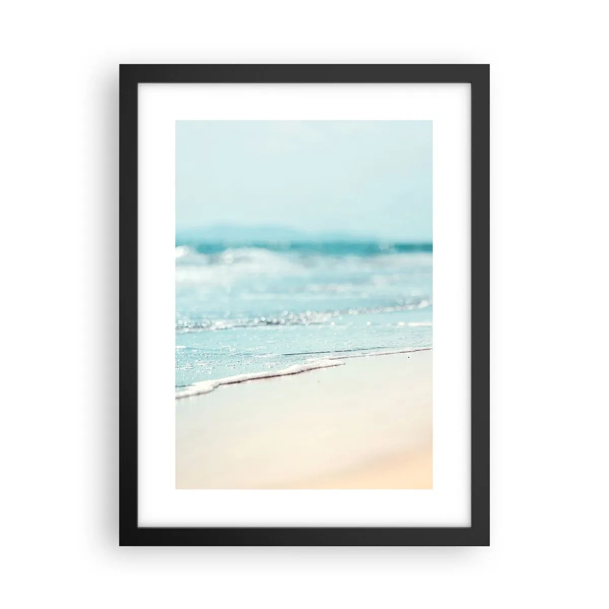 Poster in einem schwarzem Rahmen - Hitze und Lärm - 30x40 cm