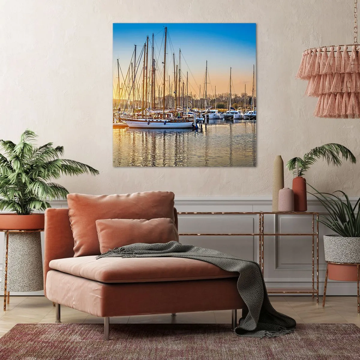 Bild auf Leinwand - Leinwandbild - Der Wind muss auch schlafen - 30x30 cm