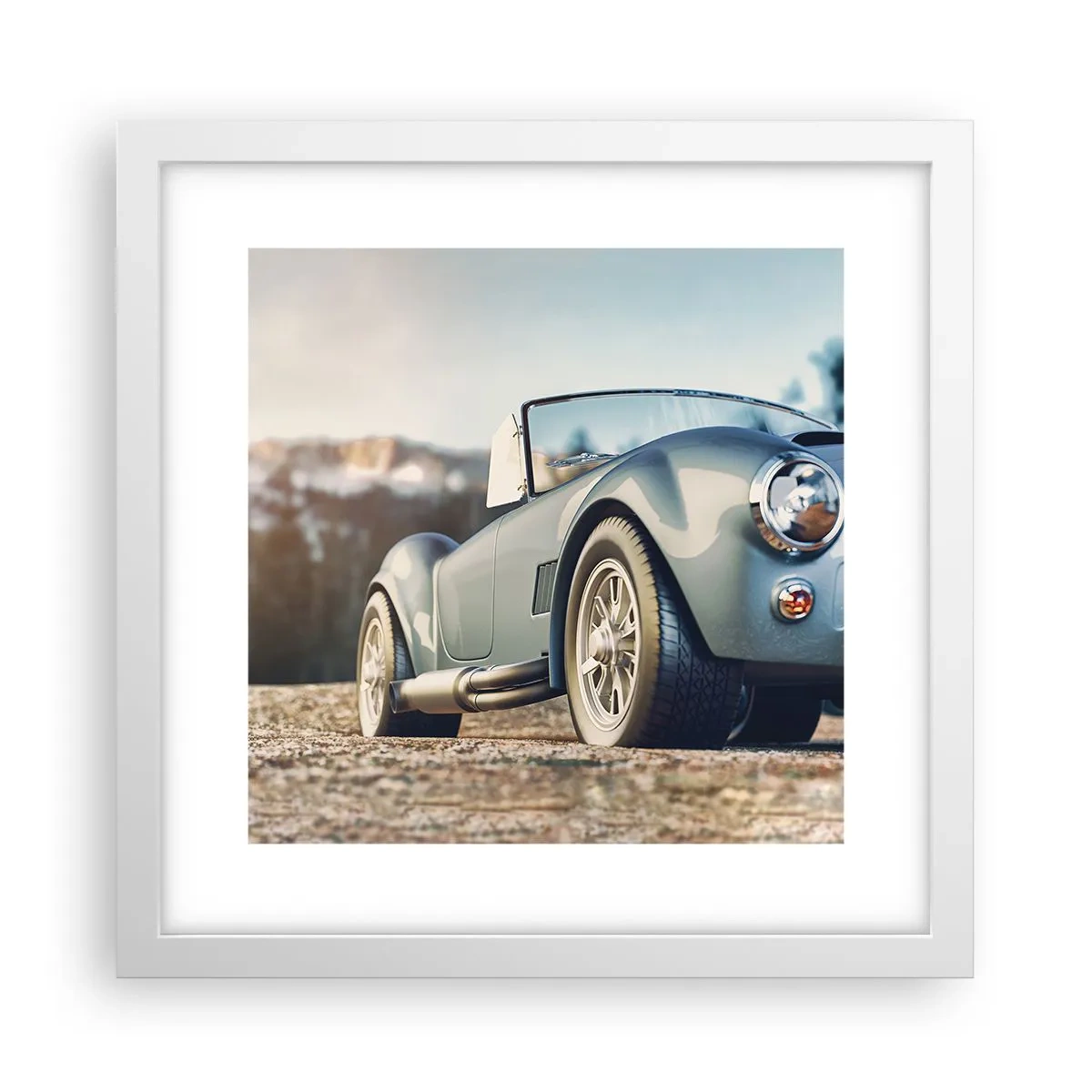 Poster in einem weißen Rahmen - Denn Stil zählt - 30x30 cm