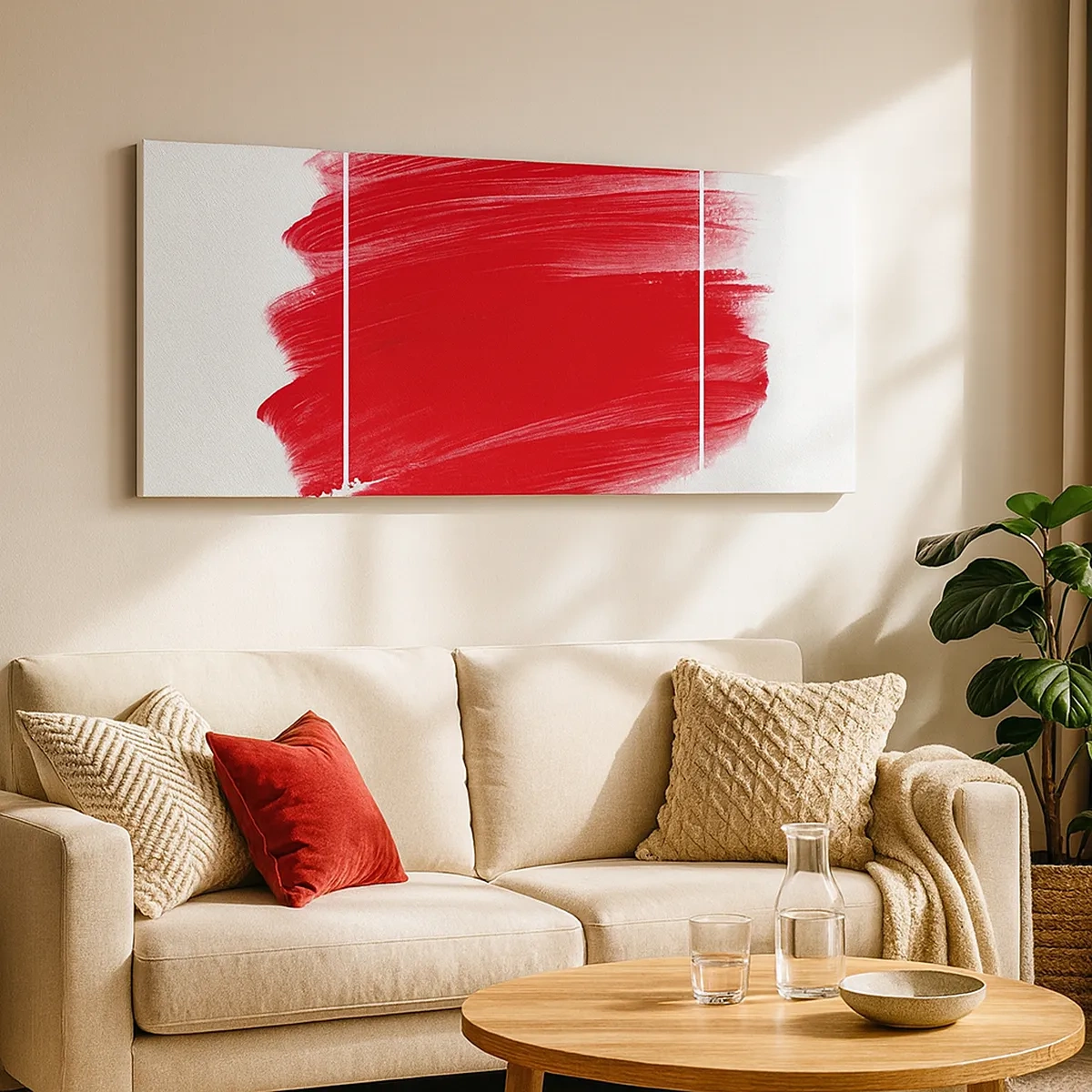 Bild auf Leinwand - Leinwandbild - Aus dem Rahmen - 30x30 cm