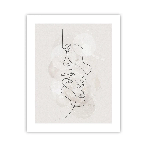 Poster - Verstrickt in eine Umarmung - 40x50 cm