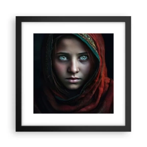 Poster in einem schwarzem Rahmen - Prinzessin aus dem Osten - 30x30 cm