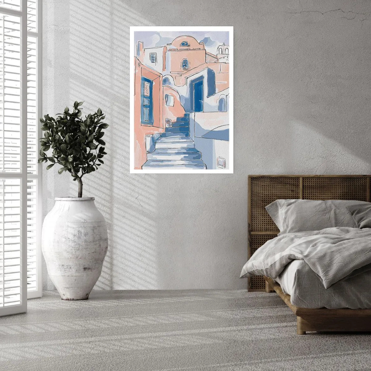 Poster - Exotische Stadt - 30x40 cm