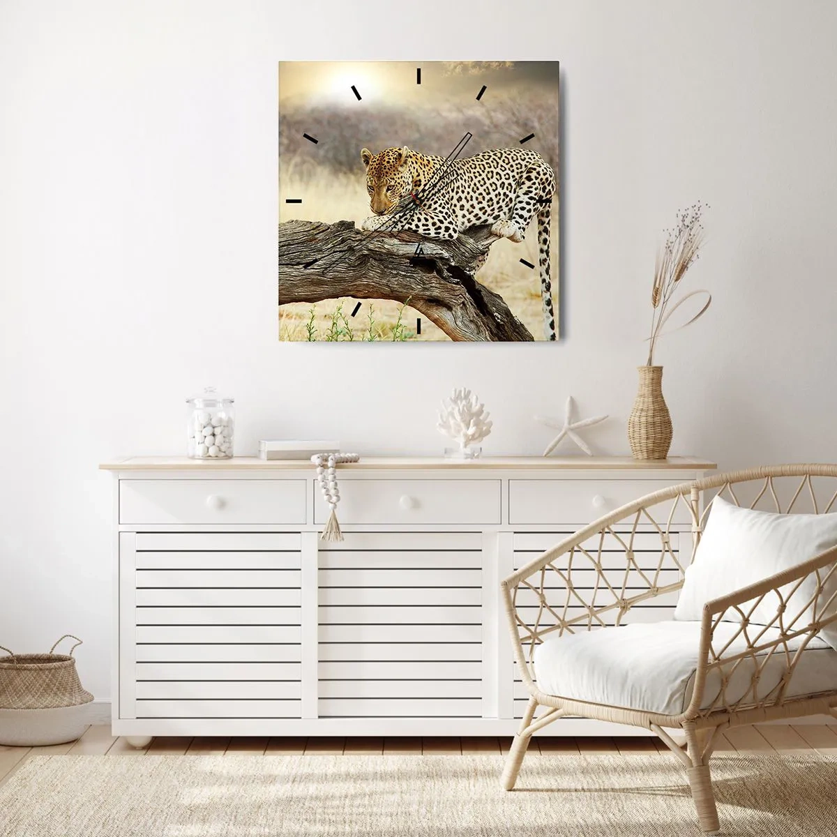 Wanduhr - Glasuhr - Ich gehe meine eigenen Wege - 30x30 cm