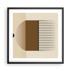 Poster in einem schwarzem Rahmen - Verschiedene Staaten - 50x50 cm