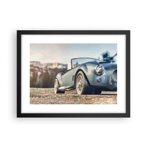 Poster in einem schwarzem Rahmen - Denn Stil zählt - 40x30 cm