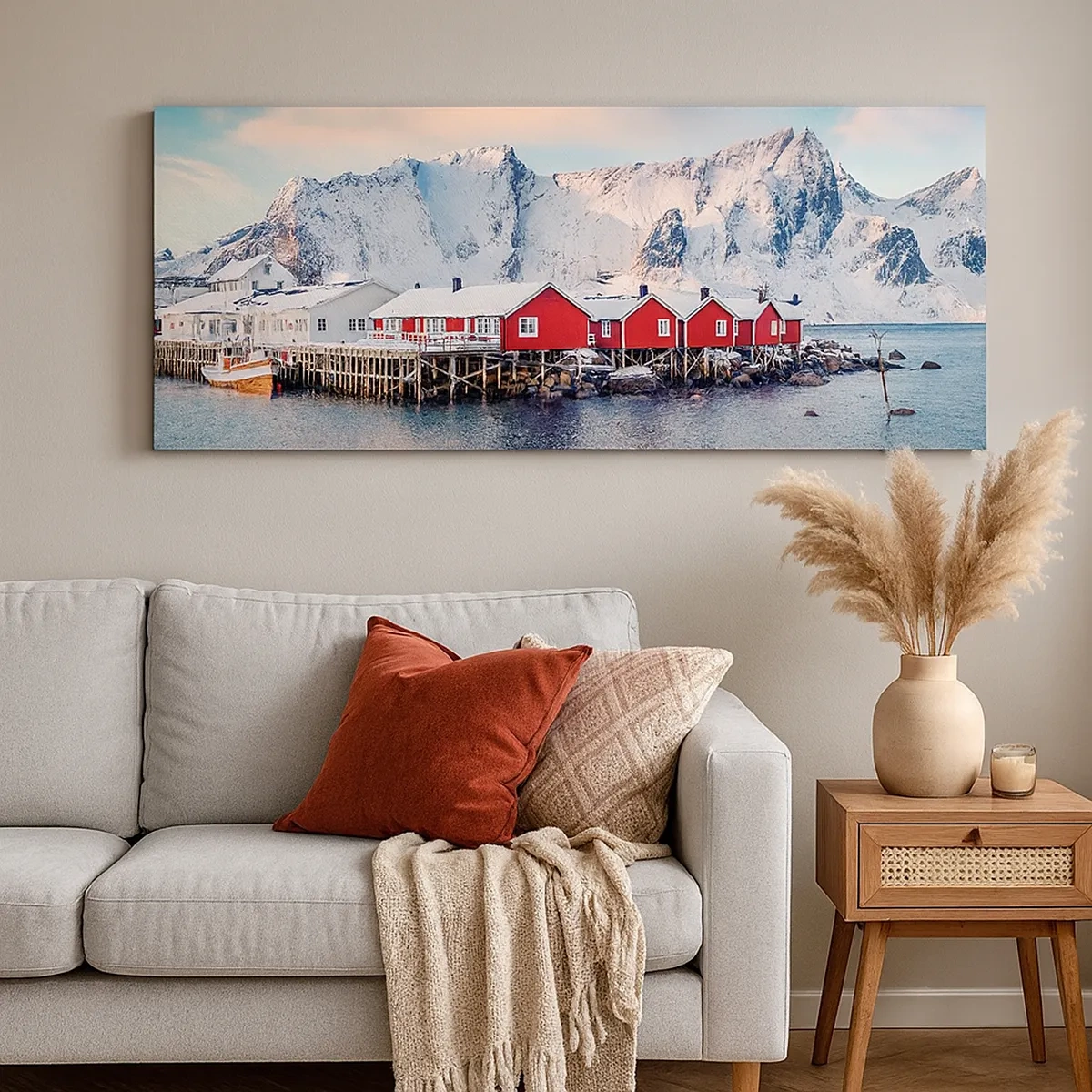 Bild auf Leinwand - Leinwandbild - Nördlicher Rückzug - 30x30 cm