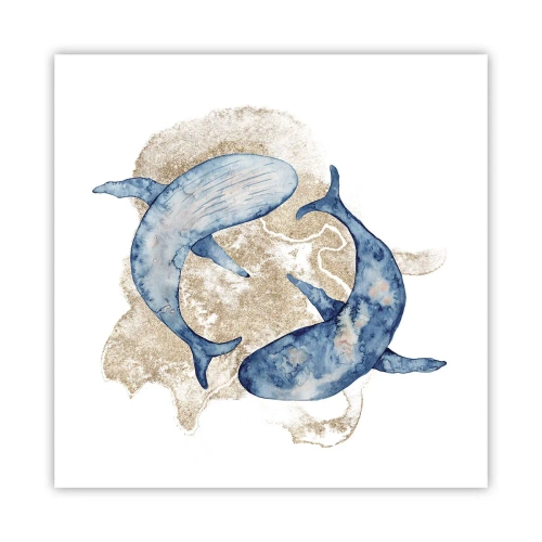 Poster - Freundschaft oder Liebe? - 60x60 cm