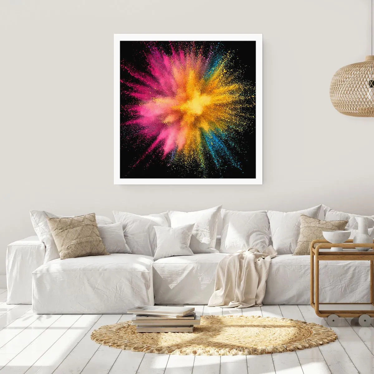 Poster - Die Geburt der Farben - 50x50 cm