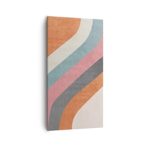 Bild auf Leinwand - Leinwandbild - Diagonale Komposition – Bewegung - 55x100 cm