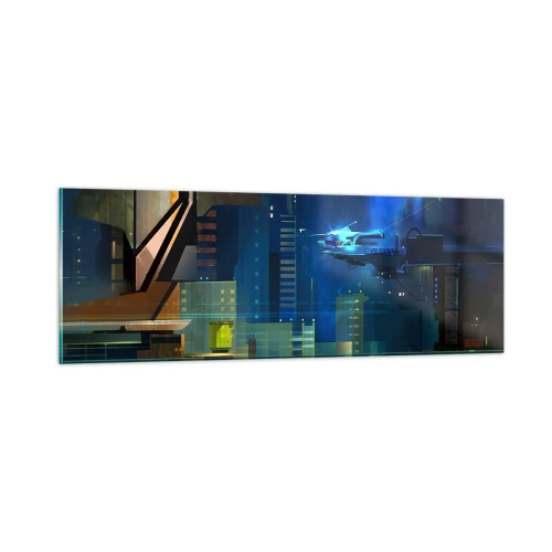 Glasbild - Bild auf glas - In naher Zukunft - 90x30 cm