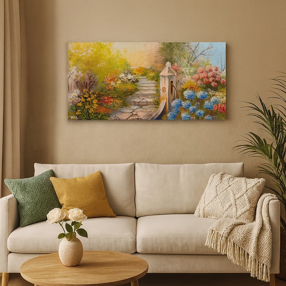 Bild auf Leinwand - Leinwandbild - In voller Blüte - 30x30 cm