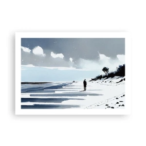 Poster - Allein sein - 70x50 cm