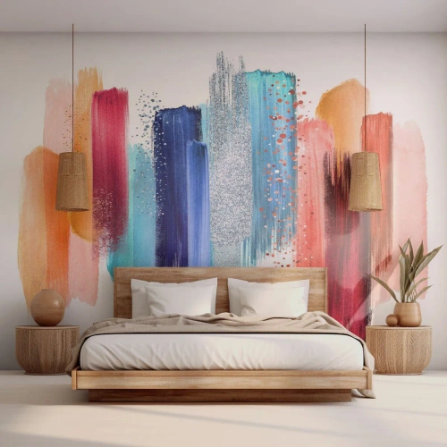 Fototapete Standard Eco - Auf und ab - Abstraktion, Stück, Moderne Kunst - 500x350 cm