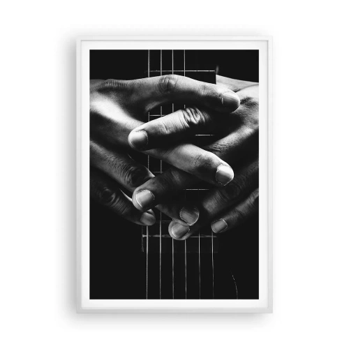 Poster in einem weißen Rahmen - Gebet des Künstlers - 70x100 cm