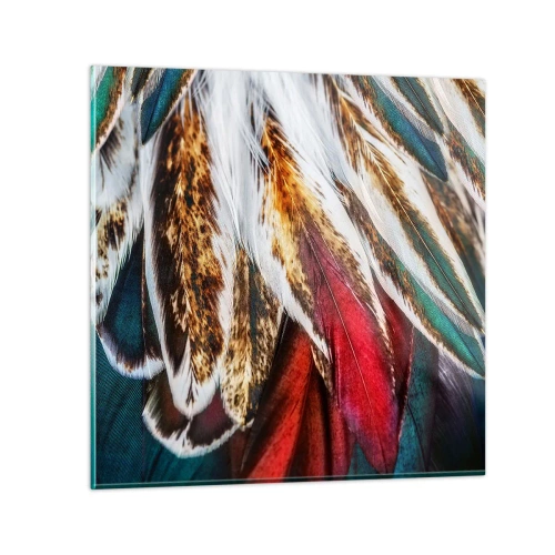 Glasbild - Bild auf glas - Geheimnisse des Fliegens - 40x40 cm