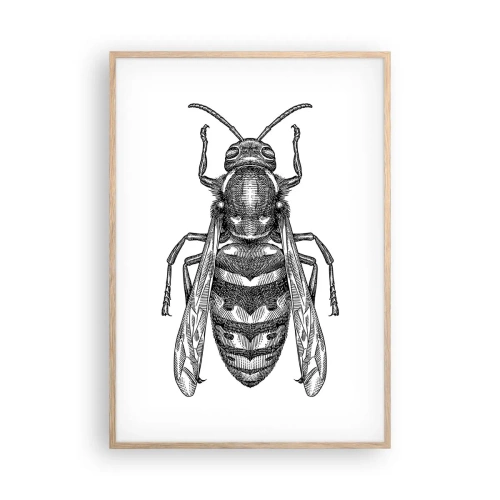 Poster in einem Rahmen aus heller Eiche - Von einem Insektenplaneten - 70x100 cm