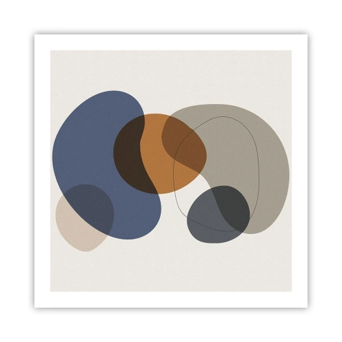 Poster - Farbtropfen - 60x60 cm