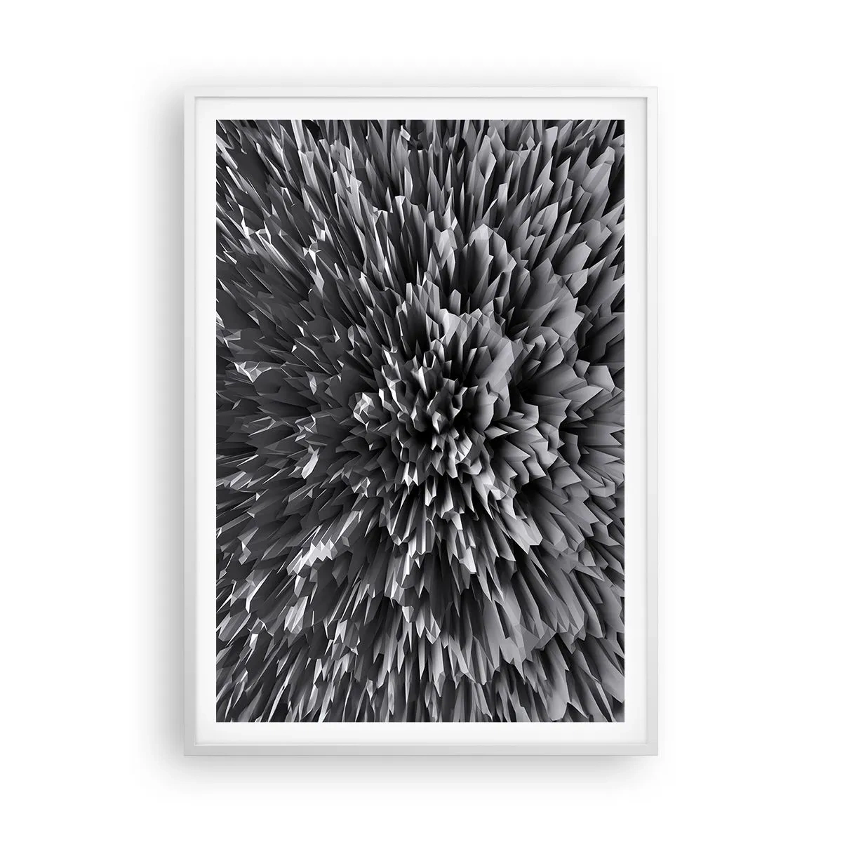 Poster in einem weißen Rahmen - Härter kann es nicht werden - 70x100 cm