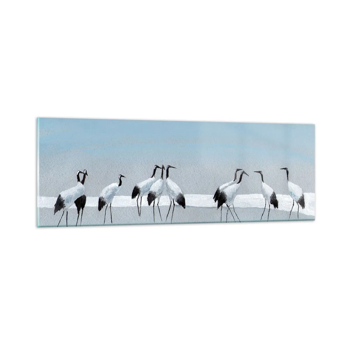 Glasbild - Bild auf glas - Nach einem heißen Tag - 90x30 cm