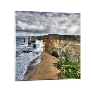 Glasbild - Bild auf glas - Rohe Schönheit - 30x30 cm