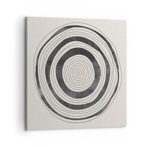 Bild auf Leinwand - Leinwandbild - Wichtig ist, was dazwischen liegt - 60x60 cm