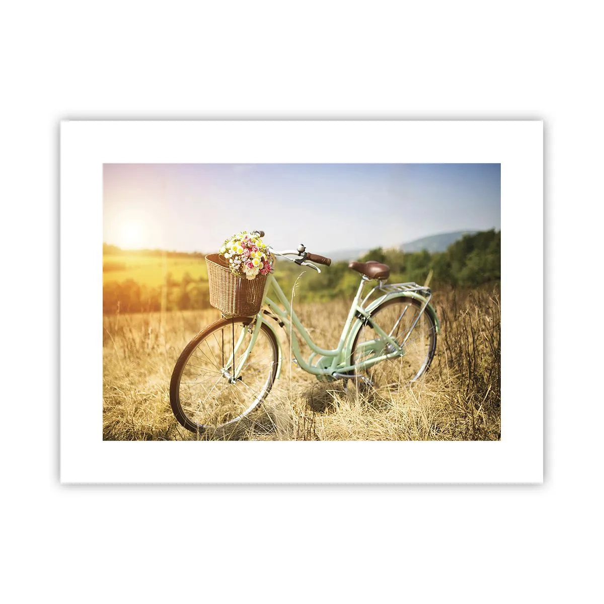 Poster - Ich bleibe eine Weile hier - 40x30 cm