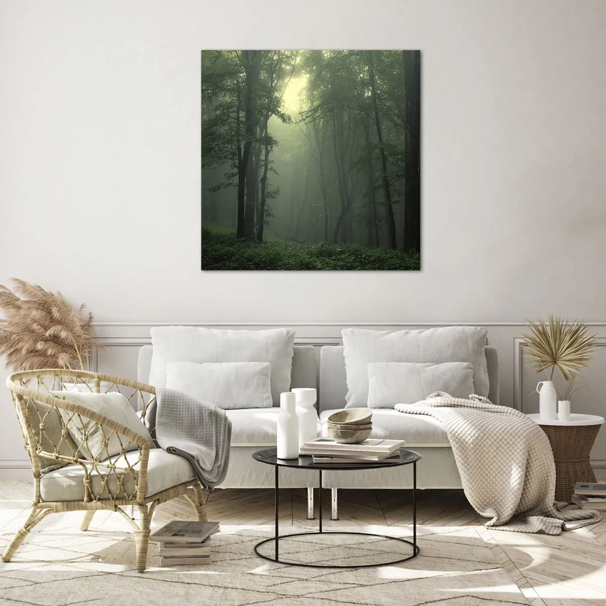 Glasbild - Bild auf glas - Bevor er aufwacht - 40x40 cm