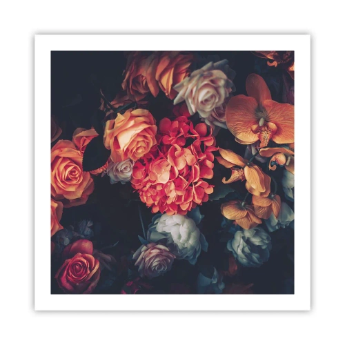 Poster - Wie bei den holländischen Meistern - 60x60 cm