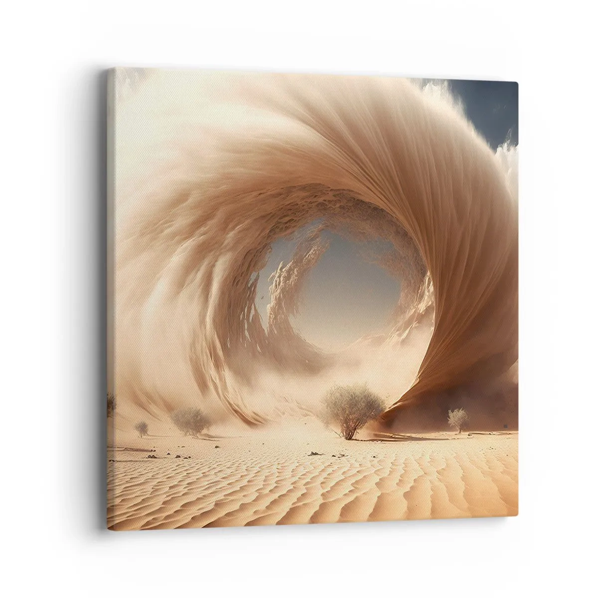 Bild auf Leinwand - Leinwandbild - Geöffnetes Portal - 40x40 cm