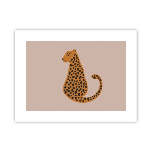 Poster - Leopardenmuster ist ein modisches Muster - 40x30 cm