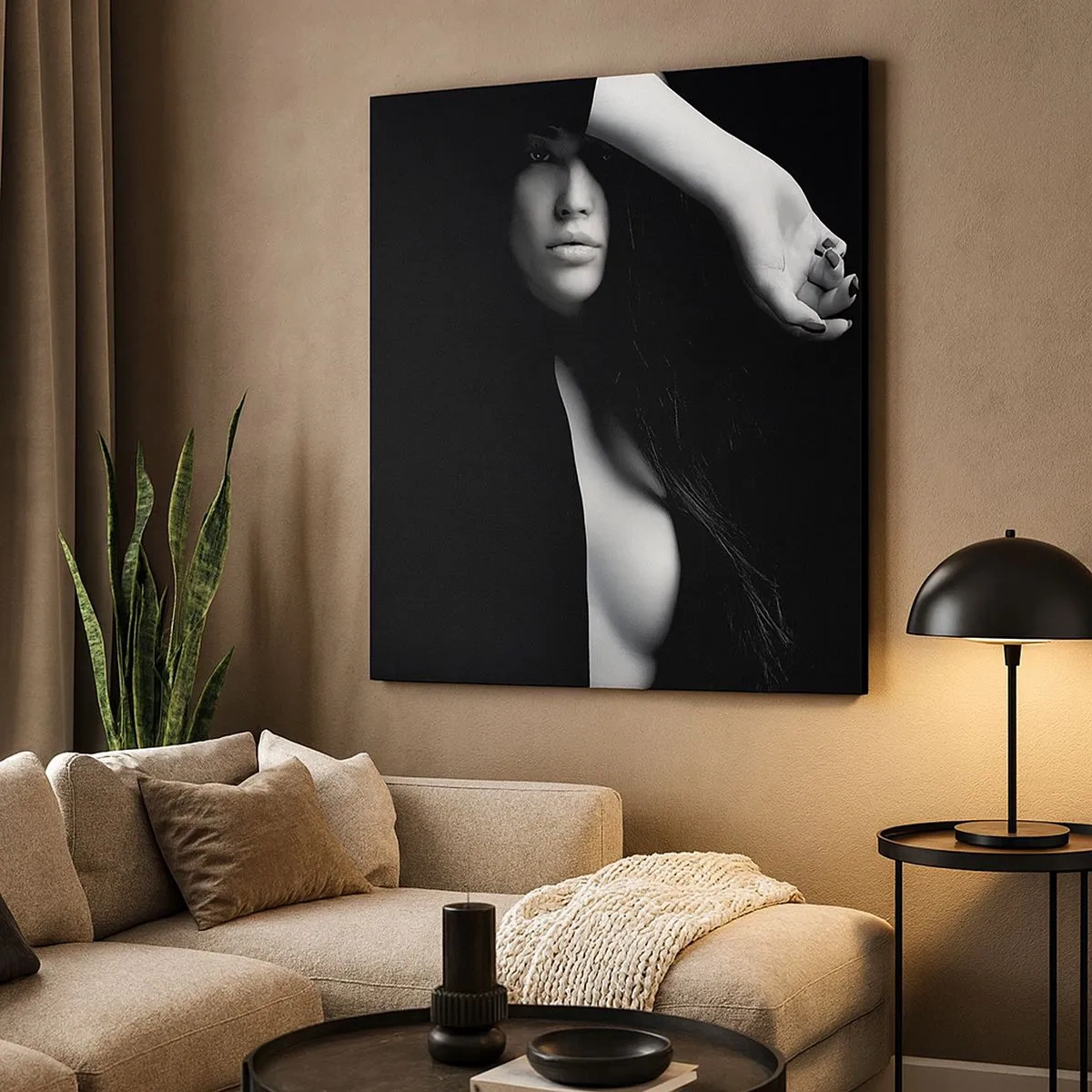 Bild auf Leinwand - Leinwandbild - Schule der Verführung - 30x30 cm