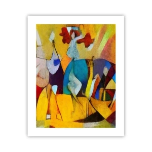 Poster - Sonne - Leben - Freude - 40x50 cm