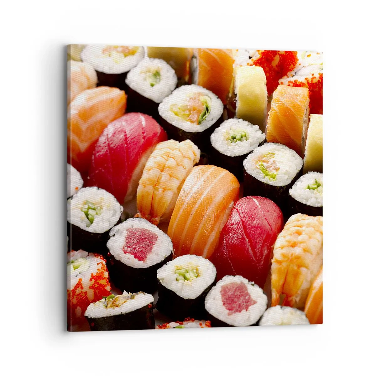 Bild auf Leinwand - Leinwandbild - Farben und Aromen Asiens - 70x70 cm