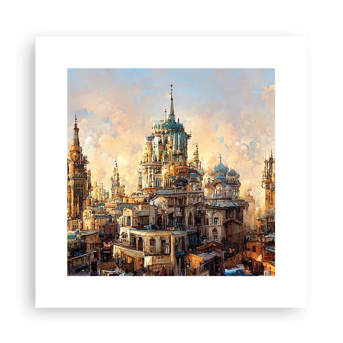 Poster - Stadt der Städte - 30x30 cm