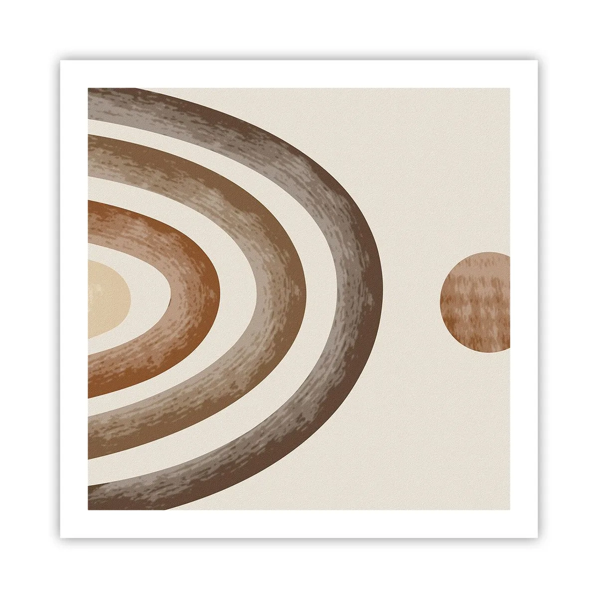 Poster - In einer weit entfernten Galaxie - 60x60 cm