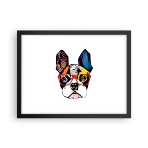 Poster in einem schwarzem Rahmen - Intellektuelle - 40x30 cm