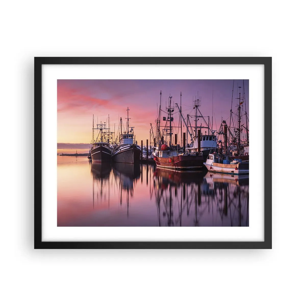 Poster in einem schwarzem Rahmen - Vor dem nächsten Tag - 50x40 cm