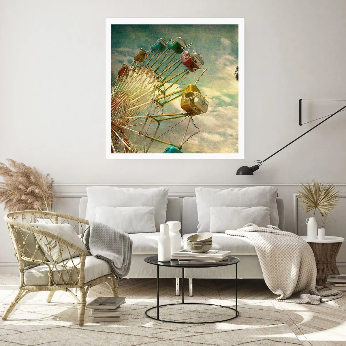 Poster - Es wird Spaß geben ... - 60x60 cm