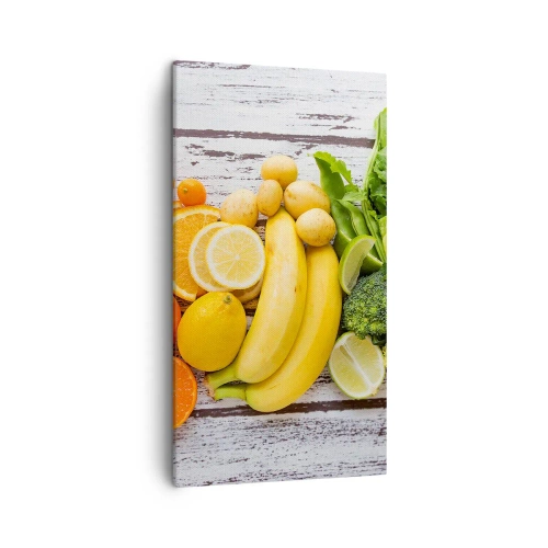 Bild auf Leinwand - Leinwandbild - Es ist nicht genug? - 45x80 cm