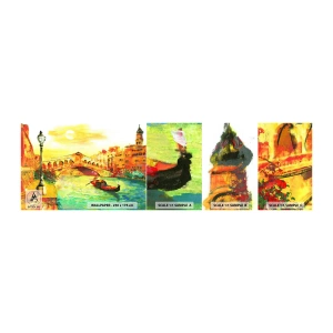 Fototapetenmuster Standard Eco - Eine Pilgerreise der Liebenden - Venedig, Stadt, Die Architektur - 100x30 cm