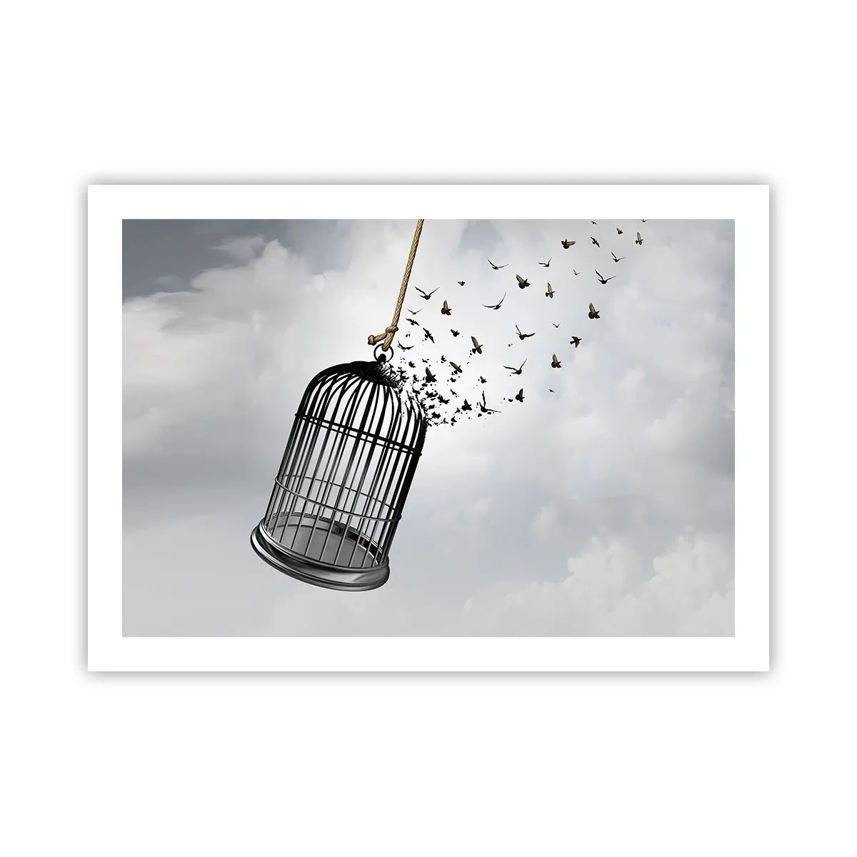 Poster - Glaube ... Hoffnung ... Freiheit! - 70x50 cm