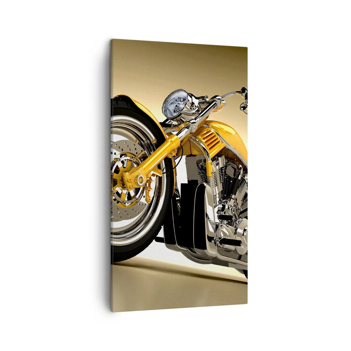 Bild auf Leinwand - Leinwandbild - Ein Traum von Kraft und Geschwindigkeit - 45x80 cm