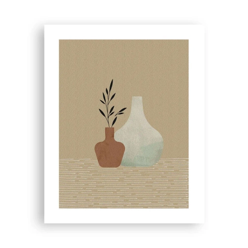 Poster - Vase und ihre Idee - 40x50 cm