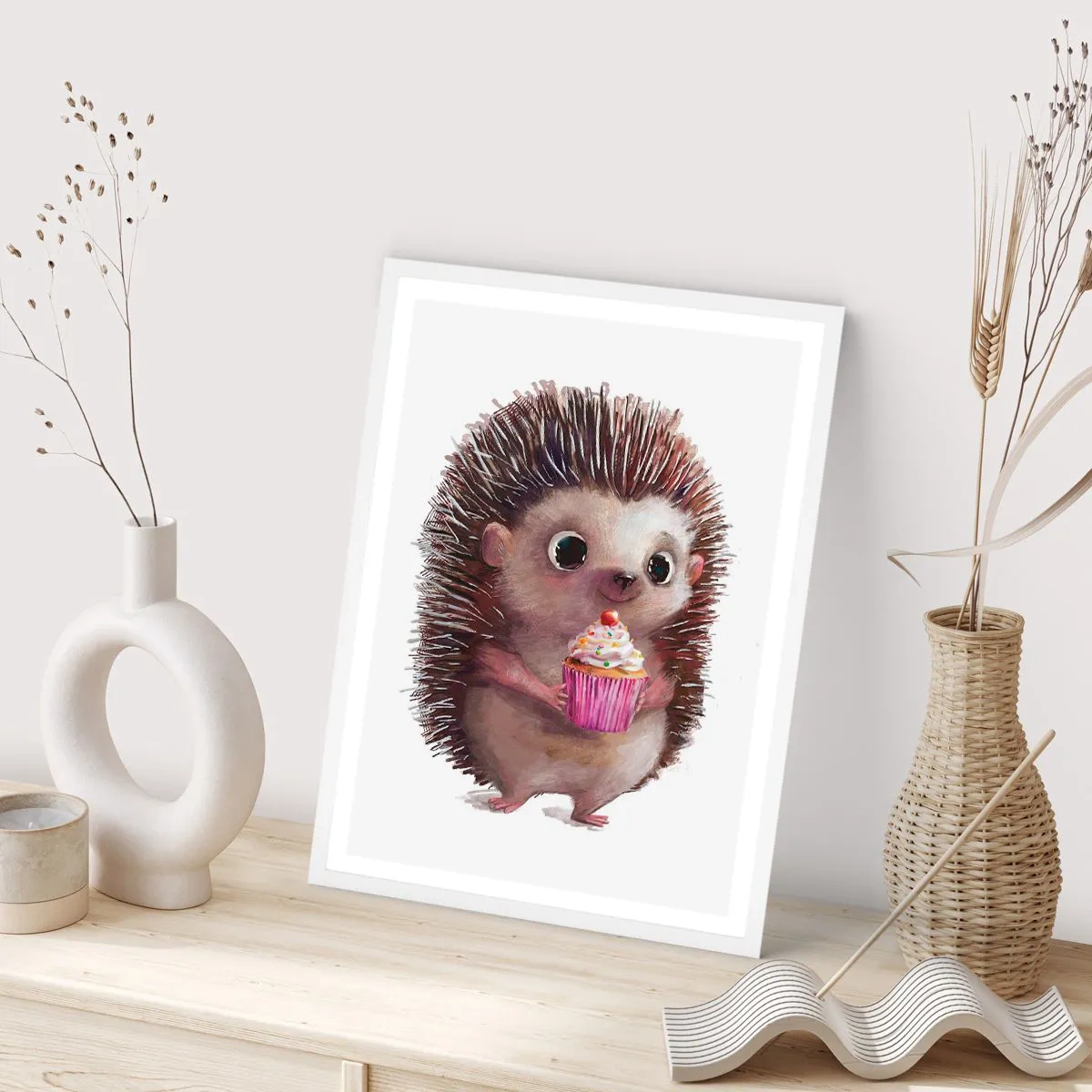 Poster in einem weißen Rahmen - Der Feiertag ist jeden Tag - 30x40 cm