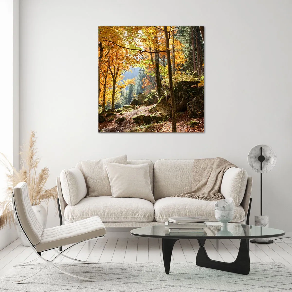 Glasbild - Bild auf glas - Zeit zum Entspannen - 70x70 cm